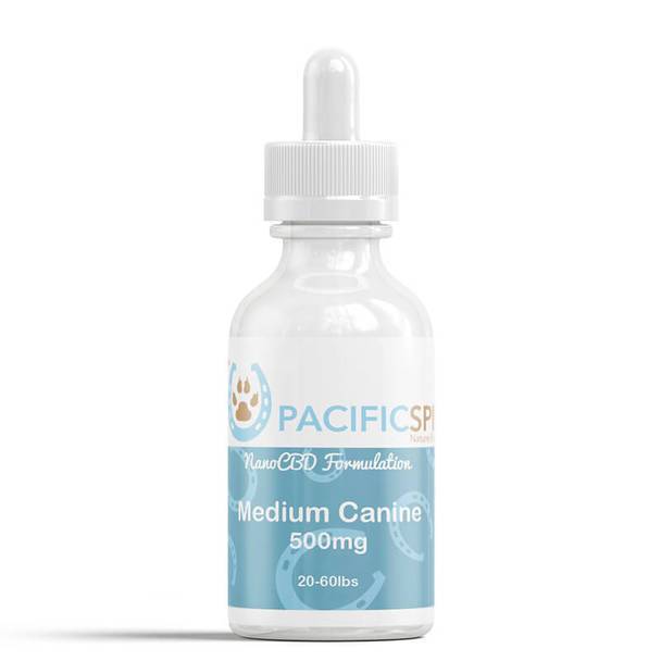 Cbd For Pets Pacific Spirit - CBD Pet Tincture - Full Spectrum Medium Canine CBD Drops - 500mg
