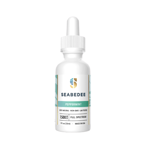 CBD Oil SEABEDEE - EXTRA STRENGTH FULL SPECTRUM CBD OIL PEPPERMINT