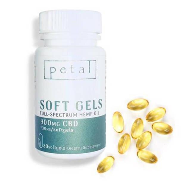 CBD Capsules Petal - CBD Capsule - Full Spectrum Soft Gels - 30mg