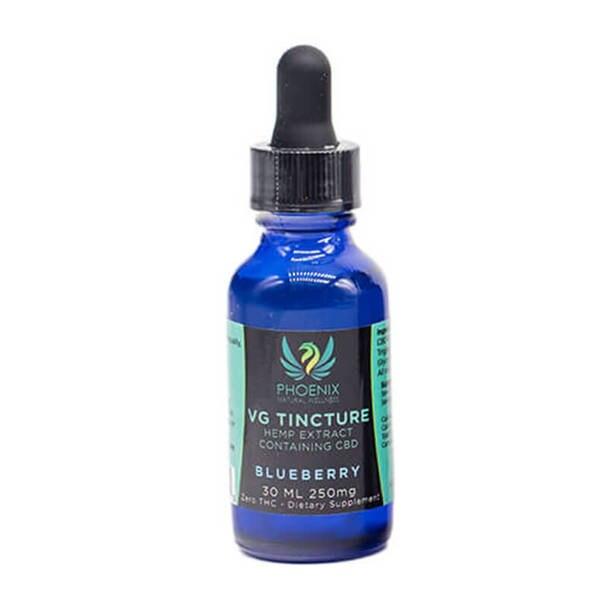 CBD Tinctures Phoenix Natural Wellness - CBD Tincture - Blueberry - 250mg-1000mg