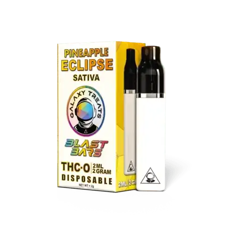 THC-O DISPOSABLE PINEAPPLE ECLIPSE 2ML | Galaxy Treats