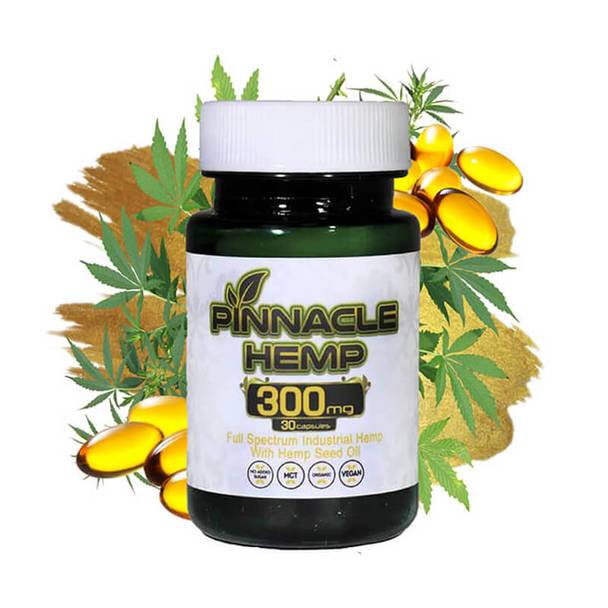 CBD Capsules Pinnacle Hemp - CBD Capsule - Full Spectrum - 10mg