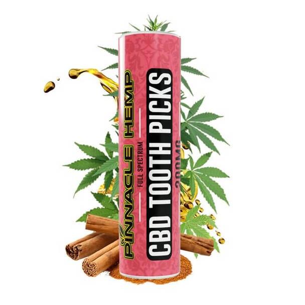 CBD Edibles Pinnacle Hemp - CBD Toothpicks - Cinnamon - 10mg