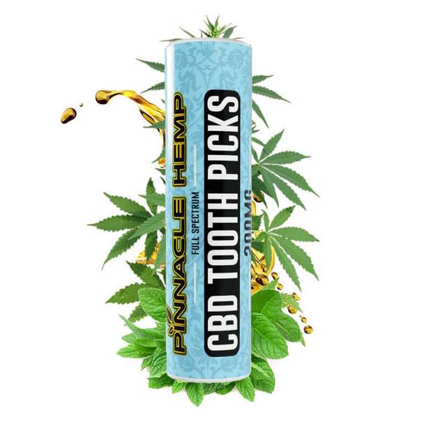 CBD Edibles Pinnacle Hemp - CBD Toothpicks - Mint - 10mg