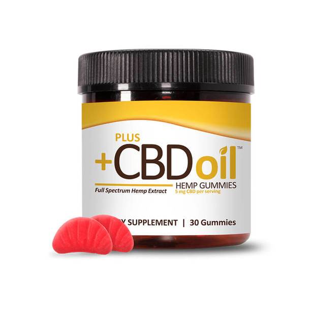 CBD Edibles PlusCBD Oil - CBD Edible - Cherry Mango Gummies - 5mg