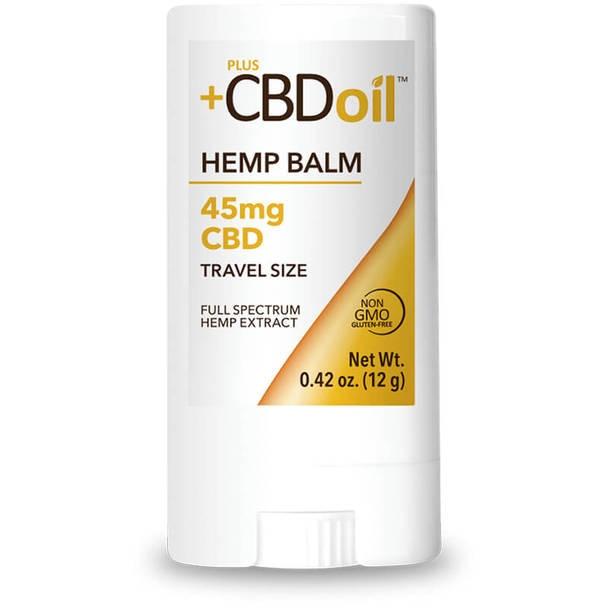 CBD Cream PlusCBD Oil - CBD Topical - Gold Travel Sized Balm Stick - 45mg