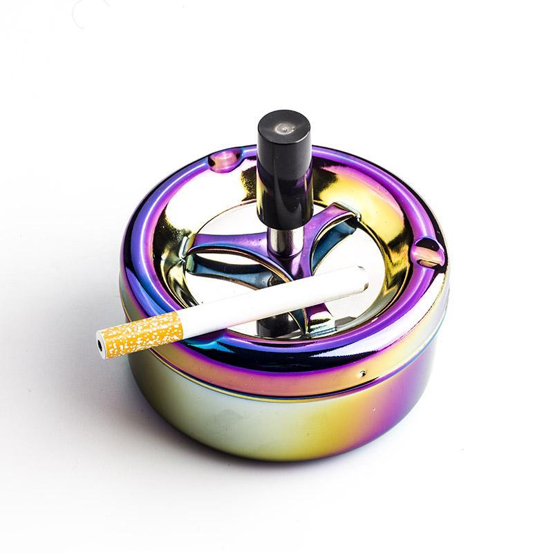 Ashtray Push Down Cigarette Ashtray