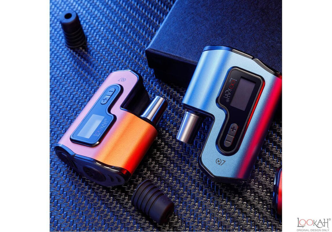 Vaporizers Lookah Q7 mini enail banger fit onto Water Pipes and dab rigs