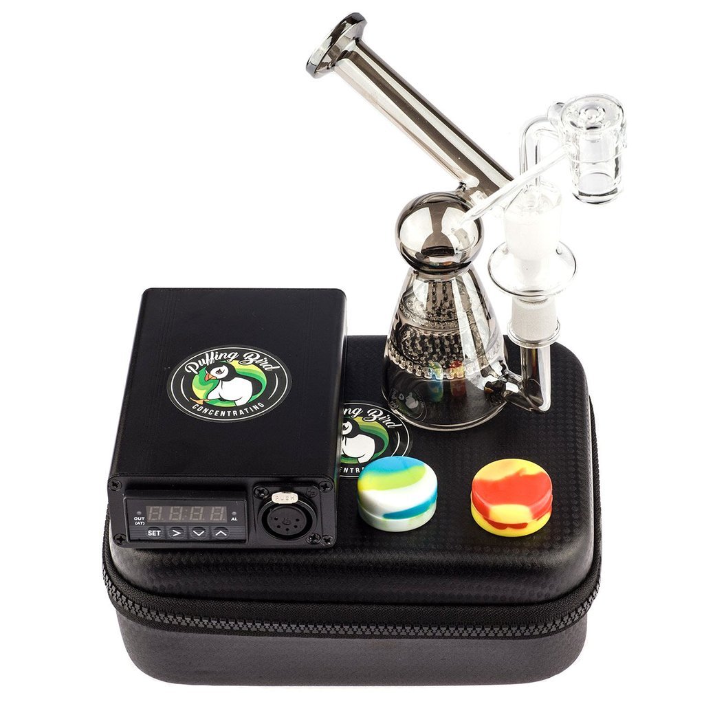 Bongs Quartz Enail W/ Salt Shaker Dab Rig Bundle