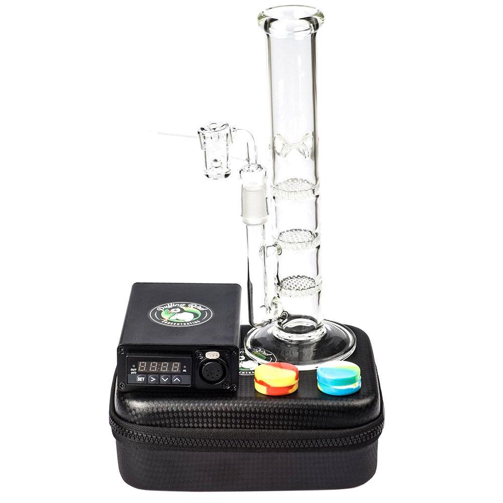 Bongs Quartz Enail W/ Honeycomb Perc Dab Rig Bundle