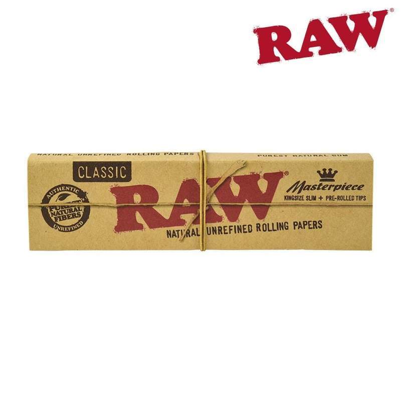Rolling papers RAW Masterpiece King Size Rolling Papers, Pre-rolled Tips