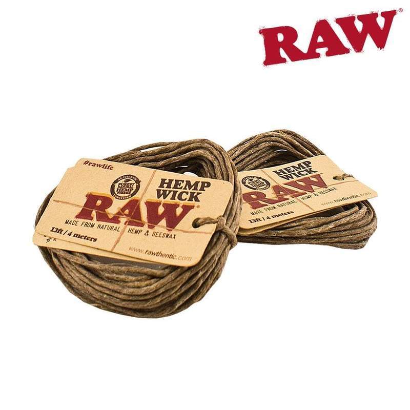Hemp RAW Hemp Wick 13 Ft