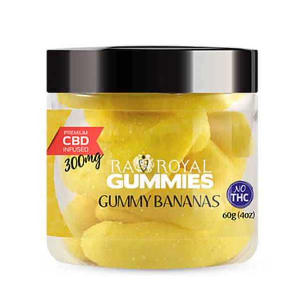 CBD Edibles RA Royal CBD - CBD Edible - Gummy Bananas Gummies - 300mg-1200mg