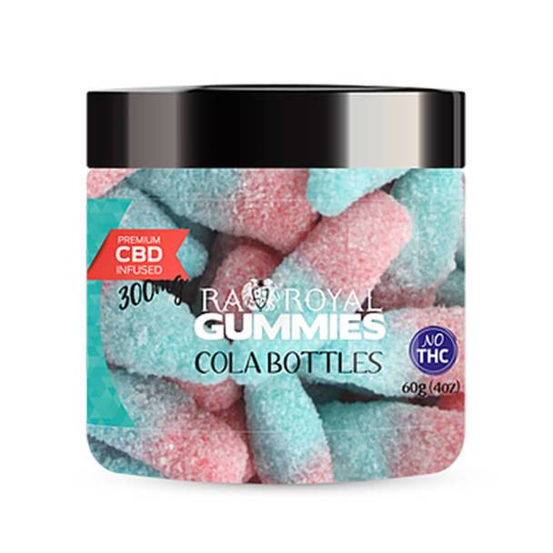 CBD Edibles RA Royal CBD - CBD Edible - Cola Bottles Gummies - 300mg-1200mg