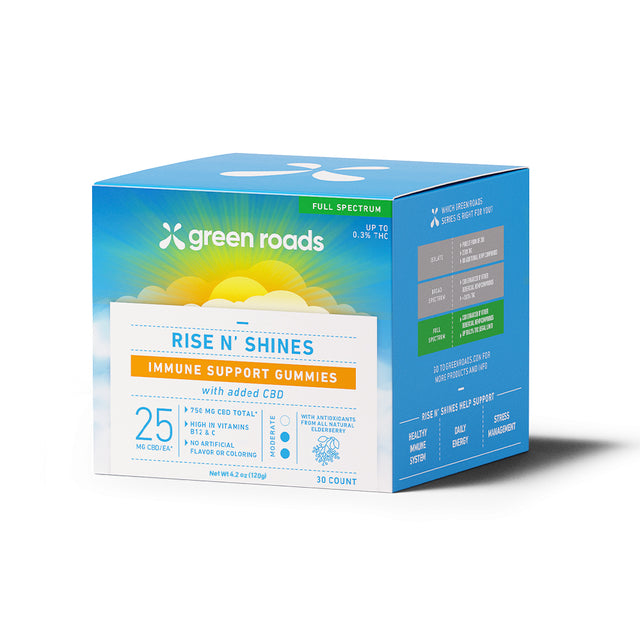 RISE N' SHINES IMMUNE SUPPORT GUMMIES (30CT) - 750MG