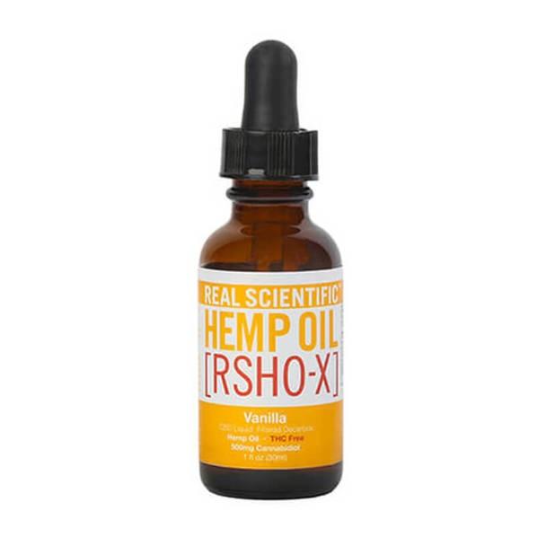 CBD Tinctures RSHO - CBD Tincture - RSHO-X Vanilla Liquid Hemp Oil - 1oz-500mg