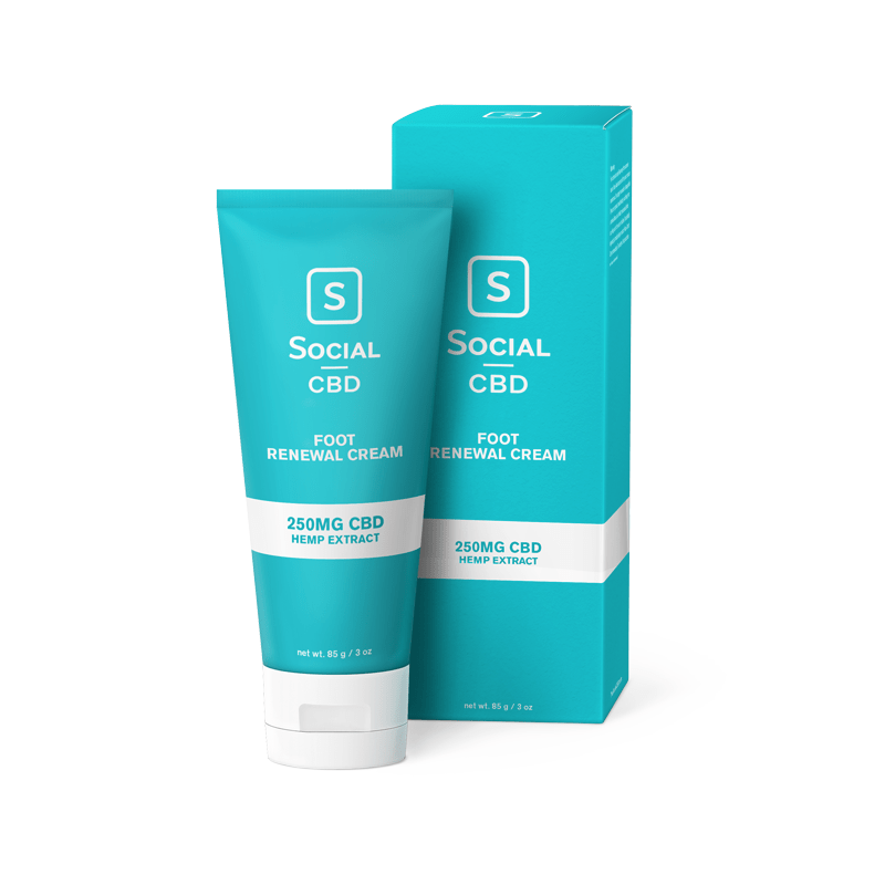 CBD Social CBD Foot Renewal Cream