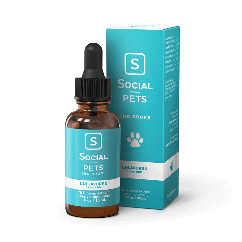 CBD Social CBD Pet Drops 750mg