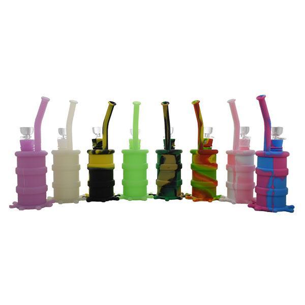 silicone bong Silicone Oil Barrel Rig