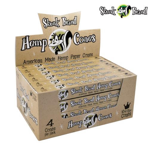 Rolling papers Skunk King Size Hemp re-rolled Cones