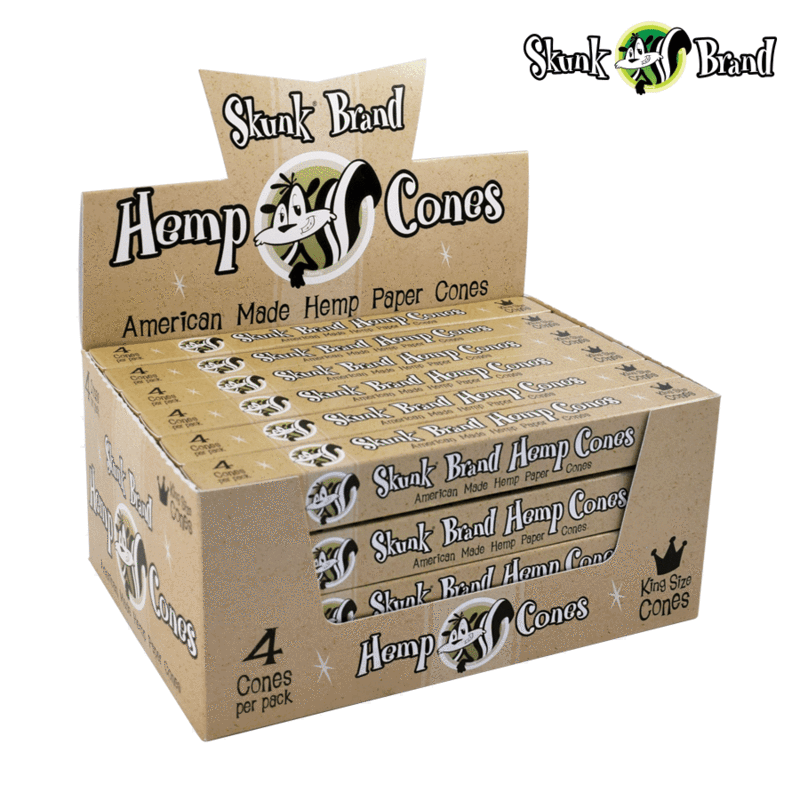 Rolling papers Skunk King Size Hemp 4 Cones