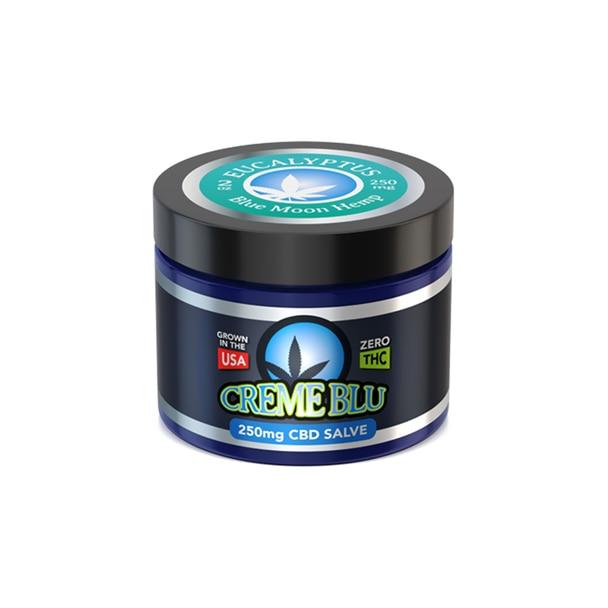 CBD Cream Blue Moon Hemp - CBD Topical - Eucalyptus Salve - 2oz
