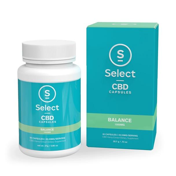 CBD Capsules Select CBD - CBD Capsule - Balance - 33.3mg