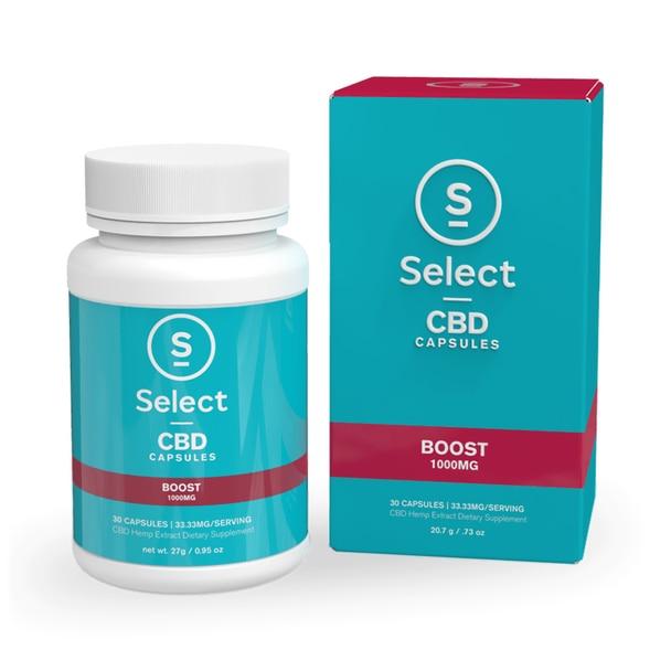 CBD Capsules Select CBD - CBD Capsule - Boost - 33.3mg