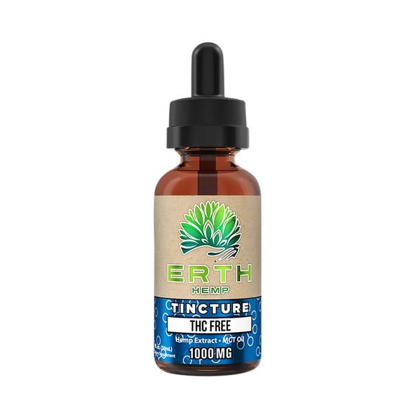 CBD Tinctures ERTH - CBD Tincture - THC Free Oil - 1000mg