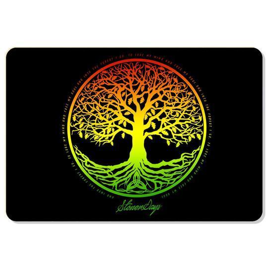 dab accessories Tree of Life Rasta Dab Mat
