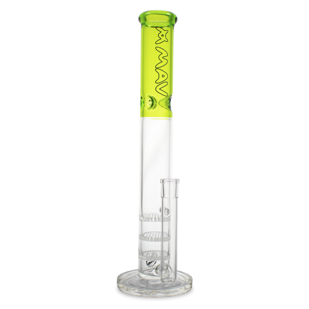 Bongs Maverick Glass - Triple Honeycomb Straight Tube 18''
