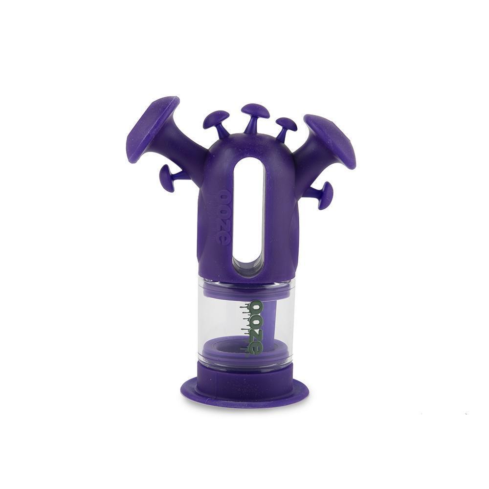 silicone bong Ooze Trip Pipe Silicone Bubbler - Purple