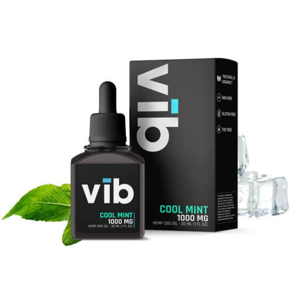 CBD Tinctures v??b CBD - CBD Tincture - Cool Mint - 1000mg