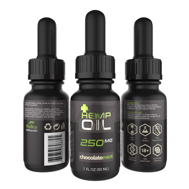 Wellicy CBD Hemp & MCT Oil Tincture