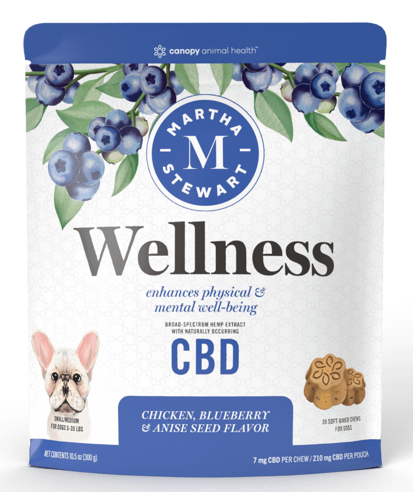 Martha Stewart CBD Wellness Chicken and Blueberry Flavor Soft Baked Chews