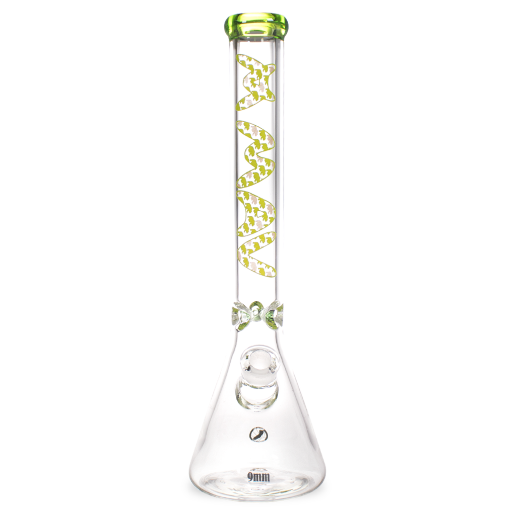 Bongs Maverick Glass - 9MM OOZE BEARS BEAKER BONG 18''