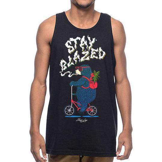 Apparel MEN'S BEAR ON A BIKE TANK