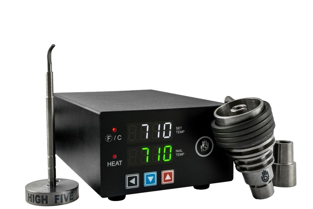 e-nail High Five - MICRO E-Nail w/ Coil & Ti Nail + Dabber