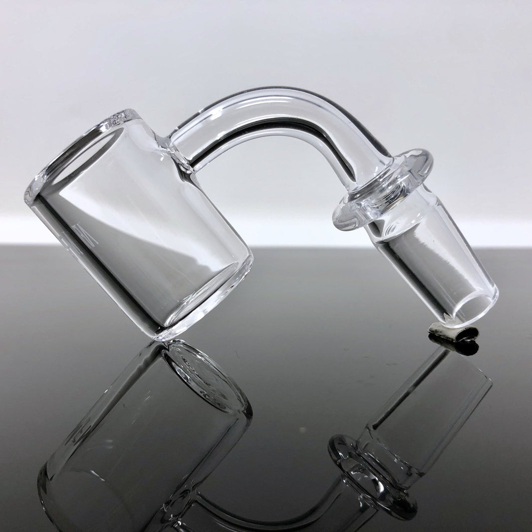 bong accessories Straight Bevled edge Quartz Bucket Banger 3mm x 25mm