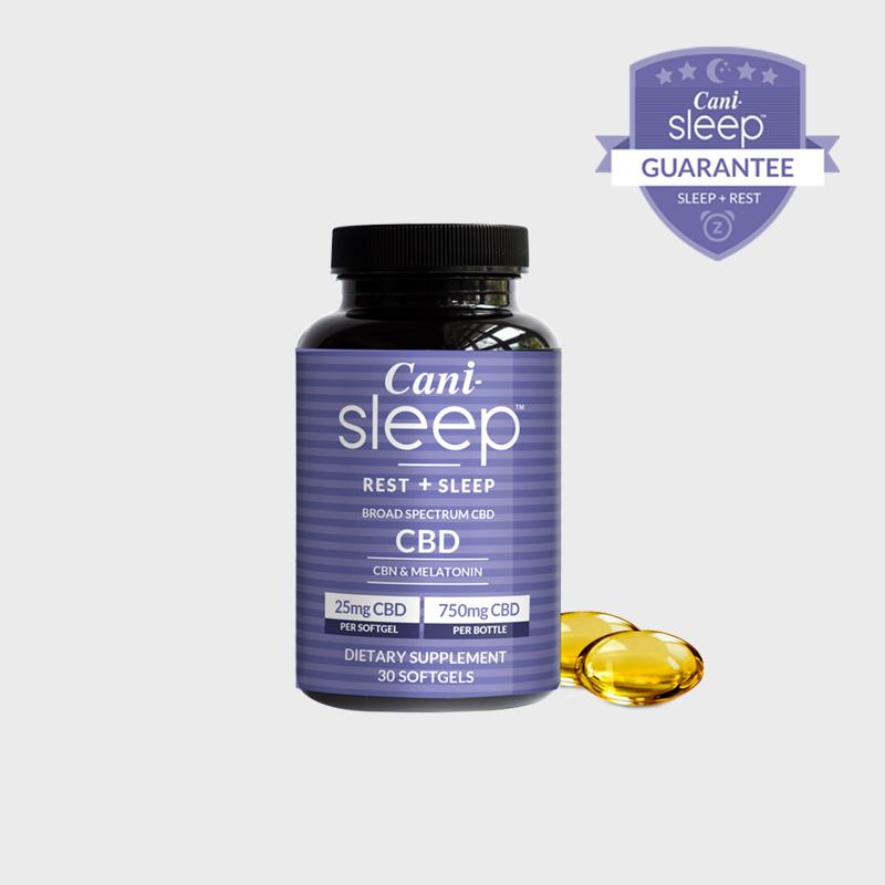 Cani-Sleep Broad Spectrum CBD Softgels 750