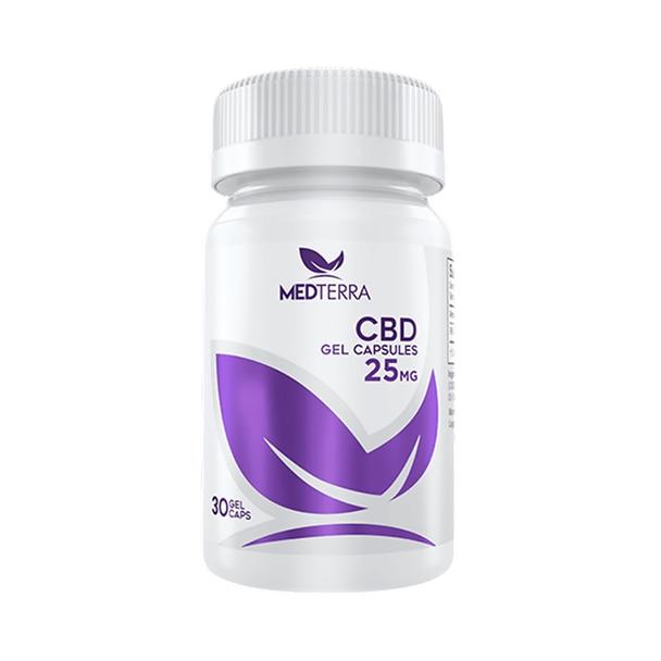 Cbd Capsules Medterra - CBD Soft Gel Capsules 30 Count - 25mg-50mg