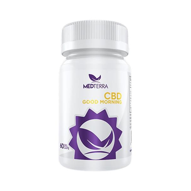 CBD Capsules Medterra - CBD Gel Caps - Good Morning Capsules - 25mg