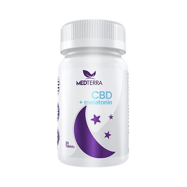 CBD Capsules Medterra - CBD Tablets - Melatonin Sleep - 25mg