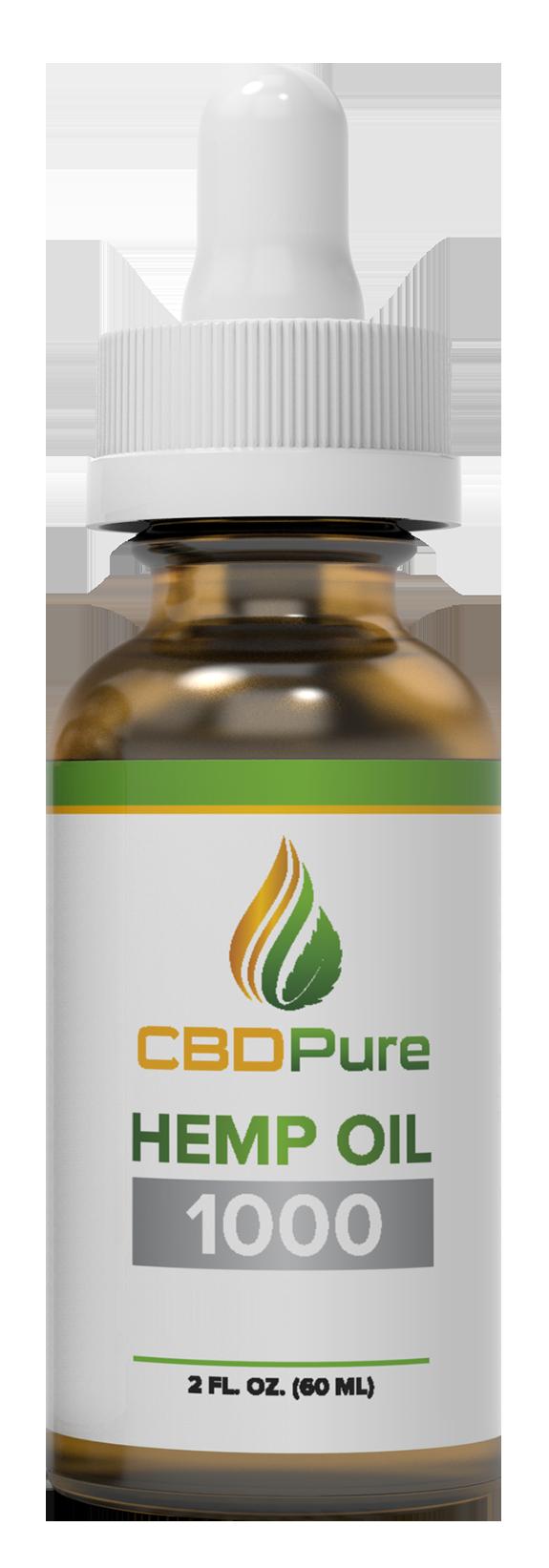 CBD Tinctures CBDPure Hemp Oil 1000
