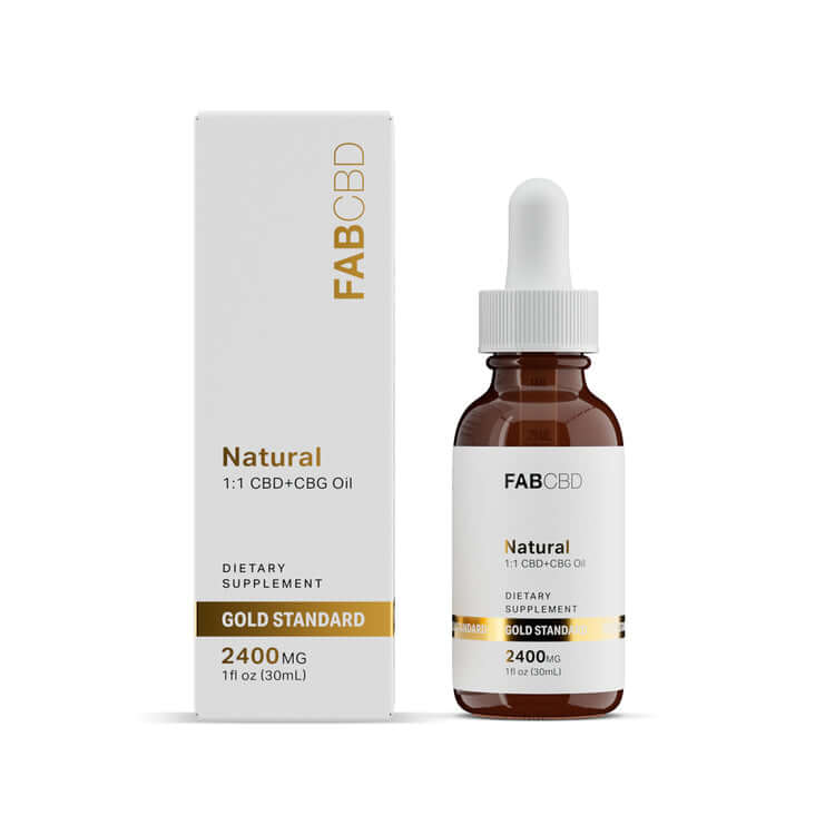 FAB CBD - CBD+CBG Oil Natural Flavour