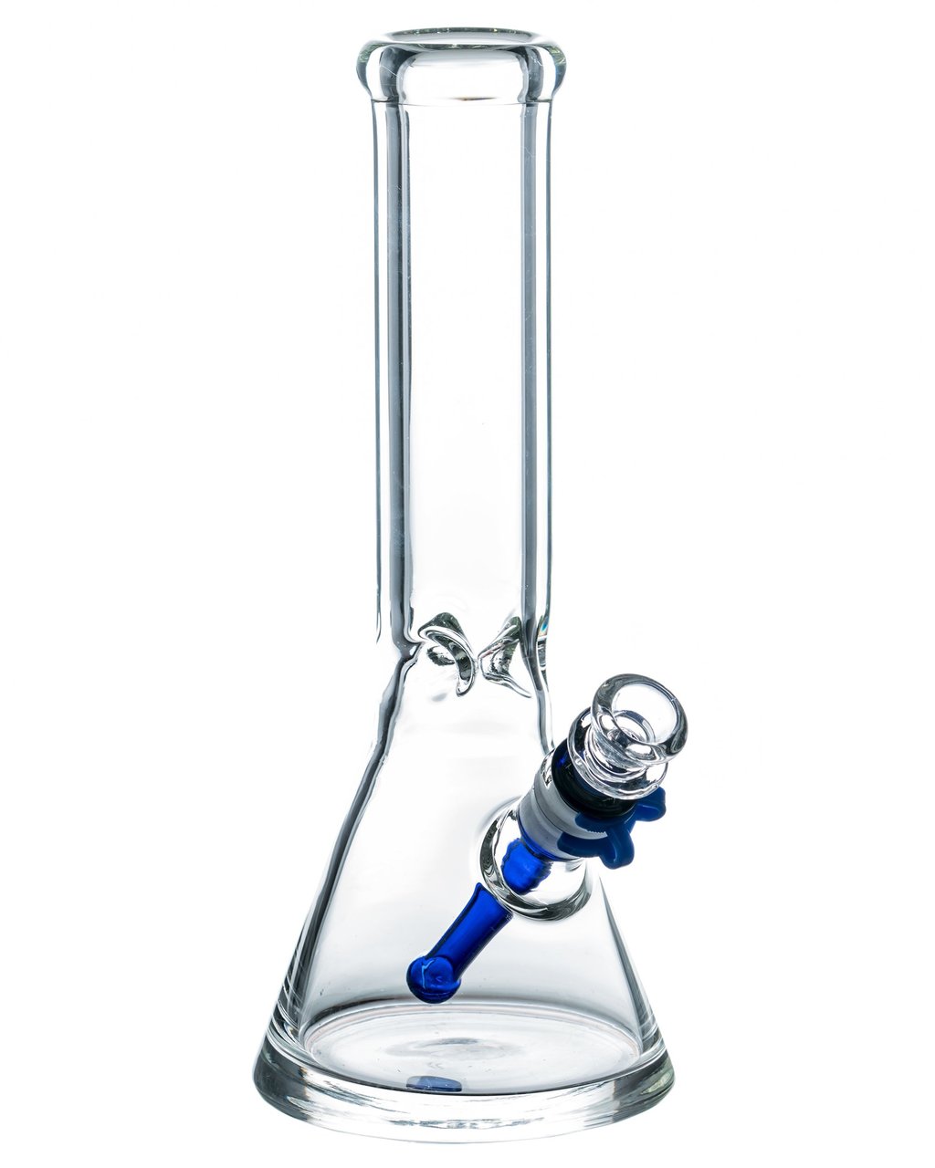 Bongs BoroDirect - Beaker Bong with Colored Downstem12''