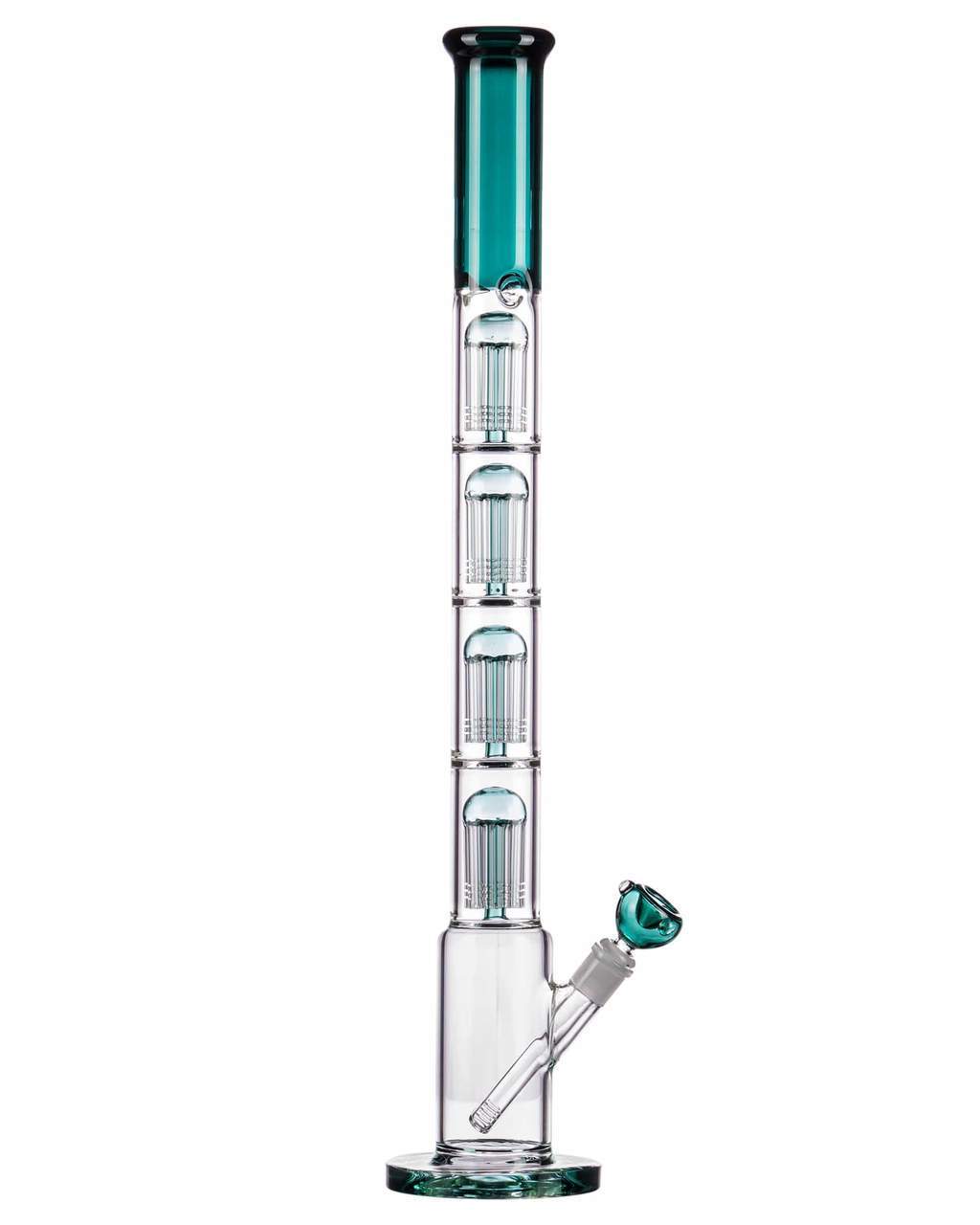 Bongs 25" Quad Tree Perc Straight Tube