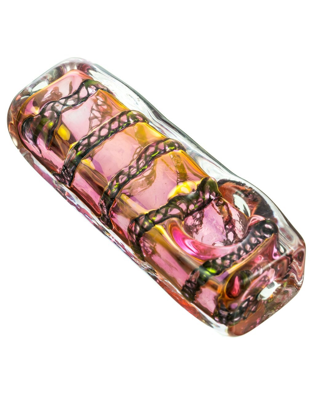 Steamroller Pipe BoroDirect - Fumed Ice Cube Steamroller