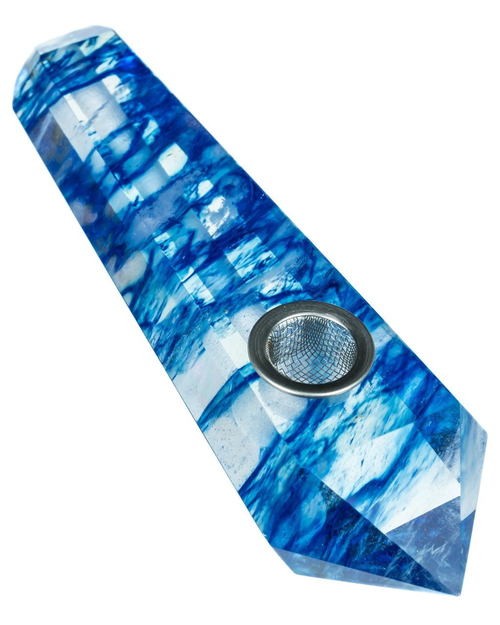 Spoon Pipes DankGeek - Melted Quartz Stone Pipe