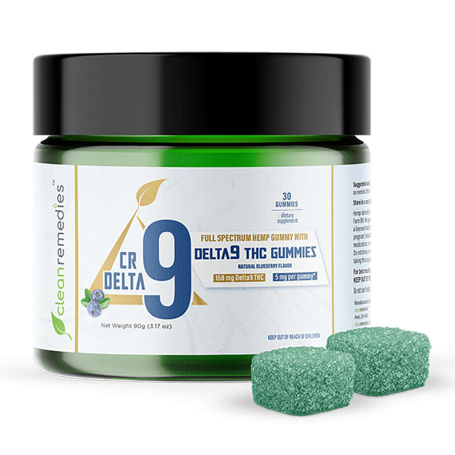 Clean Remedies | Delta 9 THC Gummies 150mg or 300mg